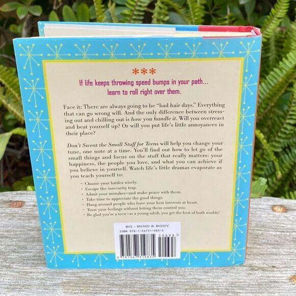 NWT New Don't Sweat the Small Stuff for Teens Hardcover Book Richard Carlson - Picture 2 of 2
